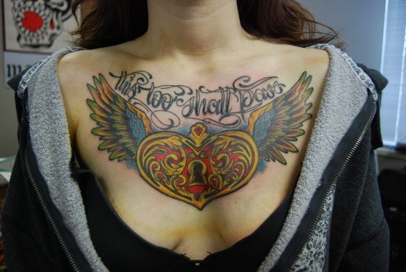 Chest by Ross Lloyd at Classic Tattoo Cleveland Oh North Olmsted